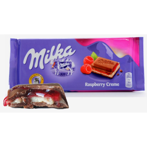 MILKA RASPBERRY (22X100G)