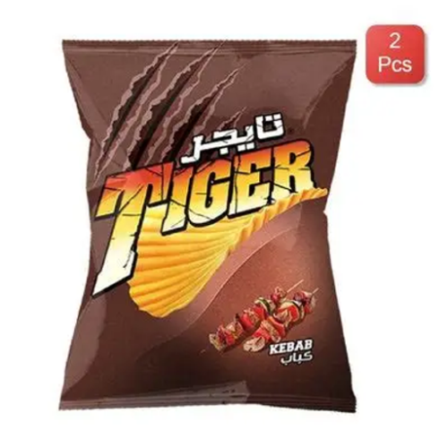 TIGER CHIPS MEGA 180G 8PCS KEBAB