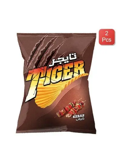 TIGER CHIPS MEGA 180G 8PCS KEBAB