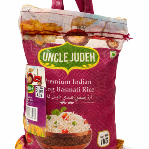 UNCLE JUDEH (PREMIUM INDIAN LONG BASMATI RICE) *2.204 LBS* 1KG x20PCS