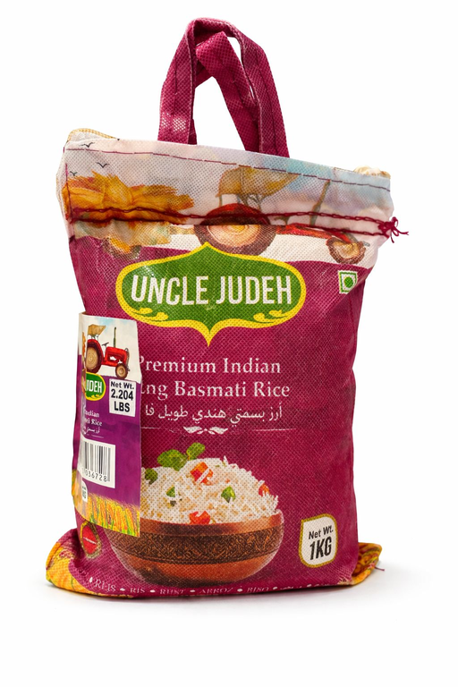 UNCLE JUDEH (PREMIUM INDIAN LONG BASMATI RICE) *2.204 LBS* 1KG x20PCS