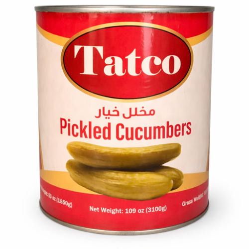 TATCO PICKLED CUCUMBERS 109OZ 6PCS