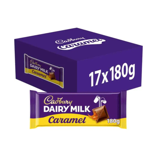 Cadbury Dairy Milk Caramel 180G X 17