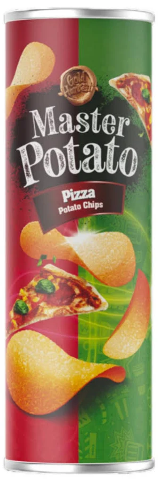 MASTER POTATO PIZZA POTATO CHIPS 160G 14PCS