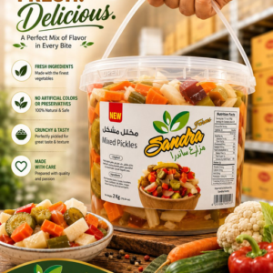 SANDRA MIX PICKLES MILD 2KG4PCS BOX