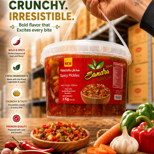 SANDRA MIX PICKLES SPICY 2KG4PCS BOX