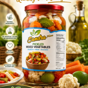 SANDRA MIXED PICKLES 1KGX12PCS BOX
