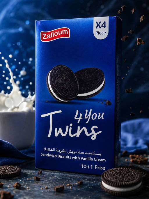 TWINS 4 YOU DARK SANDWICH BISCUIT 6BOXES/11PCS BOX