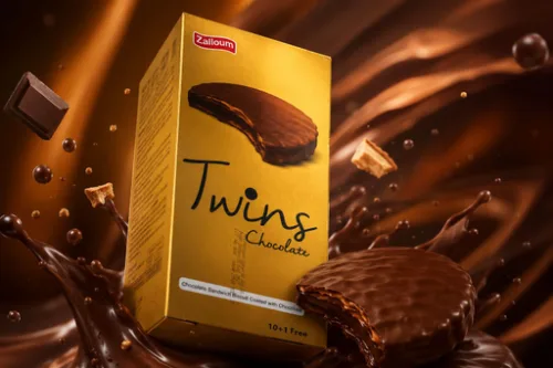 TWINS CHOCOLATE SANDWICH BISCUIT COATED WITH CHOCOLATE 6BOXES/11PCS