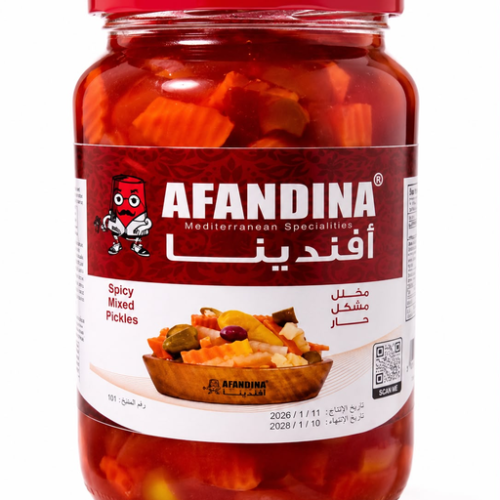 AFANDINA SPICY MIXED PICKLES 12CT 1KG