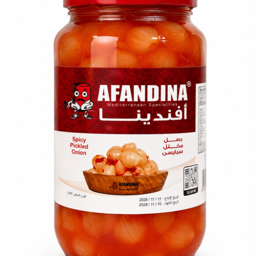 AFANDINA SPICY PICKLED ONION 12CT 1KG
