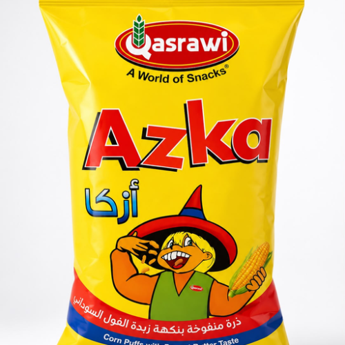 QASRAWI ASKA CHIPS W PEANUT BUTTER 100G / 12PCS