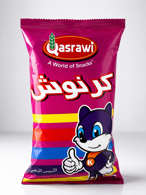 QASRAWI KARNOOSH CHIPS 115G / 12PCS