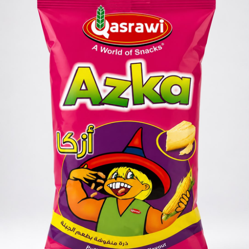 QASRAWI AZKA CHIPS W CHEESE FLAVOR 100G / 12PCS