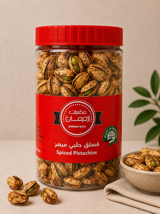 IZHIMAN SPICED PISTACHIOS ROASTED 450G / 8JAAR