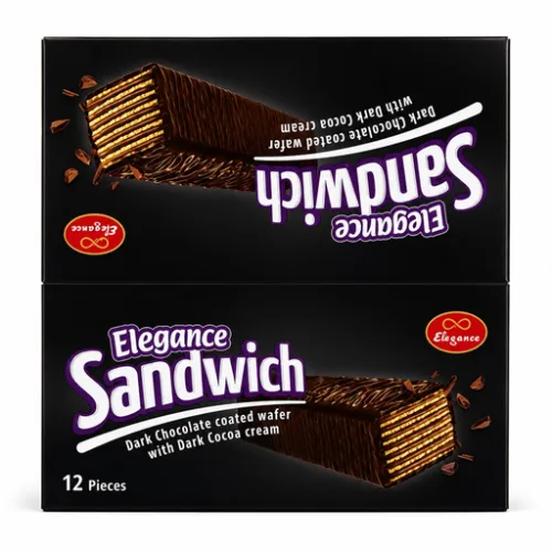 ELEGANCE SANDWICH 50G DARK 12PCS