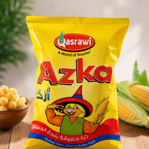 AZKA CHIPS QASRAWI CHEESE 35G 40PCS