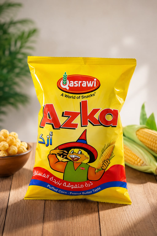 AZKA CHIPS QASRAWI 35G 40PCS