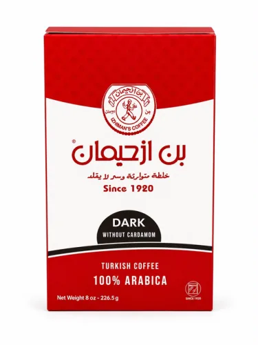 BON IZHIMAN COFFEE DARK W/O CARDAMOM 226.50G (8OZ) 12PCS