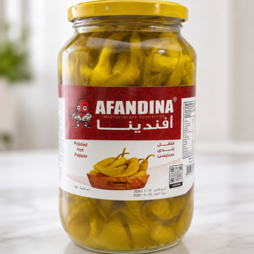 AFANDINA PICKLED HOT PEPER 12CT/1KG