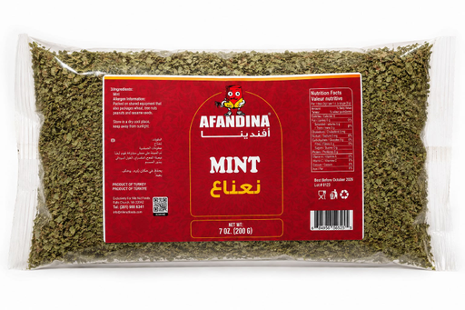 AFANDINA DRIED MINT 12PCS/1LB
