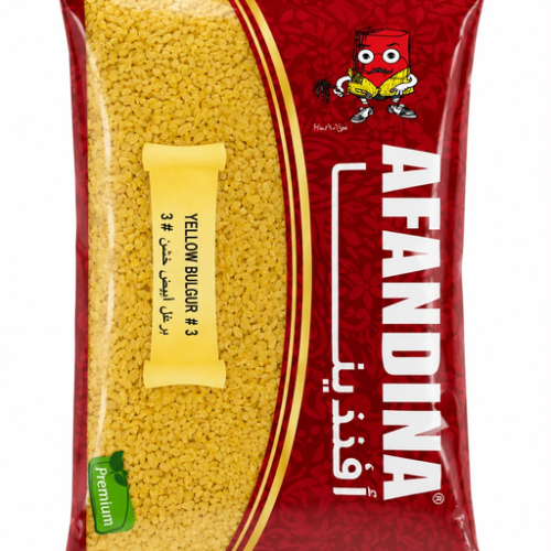 AFANDINA YELLOW BULGUR #3 12PCS/2LBS
