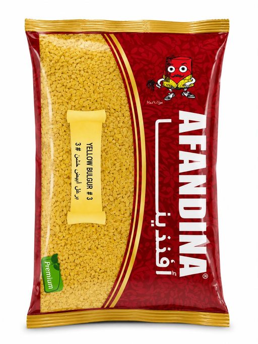 AFANDINA YELLOW BULGUR #3 12PCS/2LBS