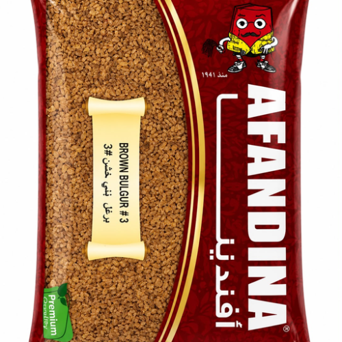 AFANDINA BROWN BULGUR #3 12PCS/2LBS
