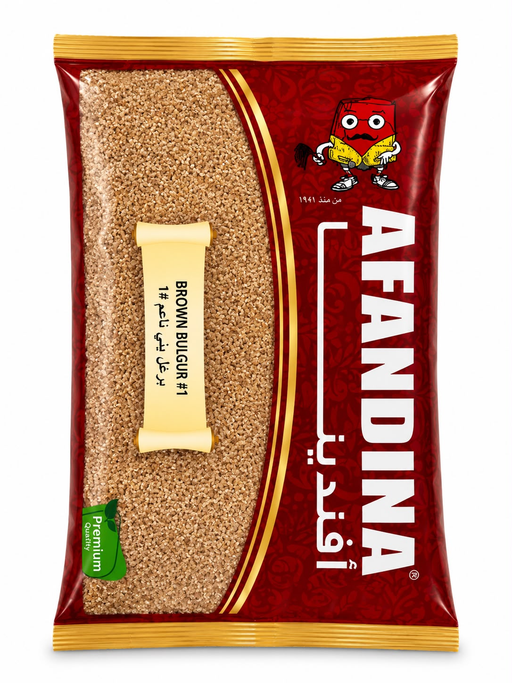 AFANDINA BROWN BULGUR #1 12PCS/2LBS