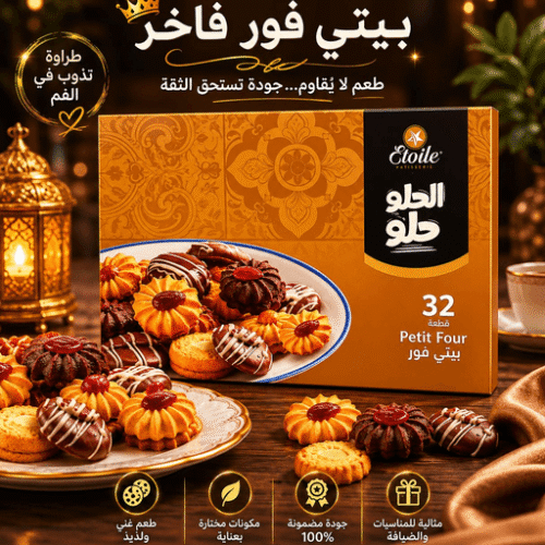 ETOILE PATISSERIE PETIT FOUR 500MG/32PCS