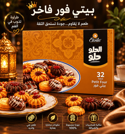 ETOILE PATISSERIE PETIT FOUR 500MG/32PCS