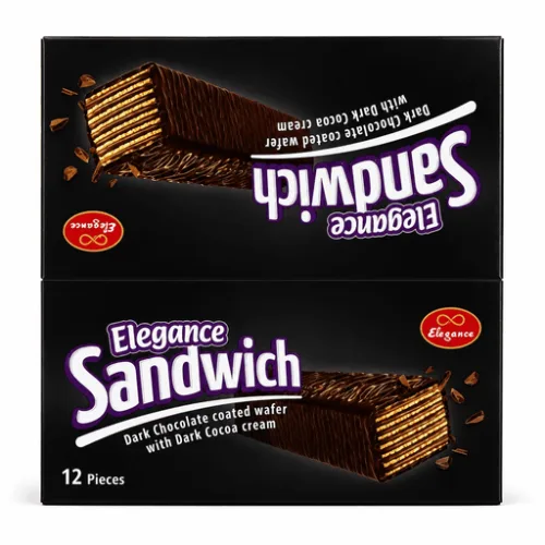 ELEGANCE SANDWICH 50G DARK 6PCS BOX