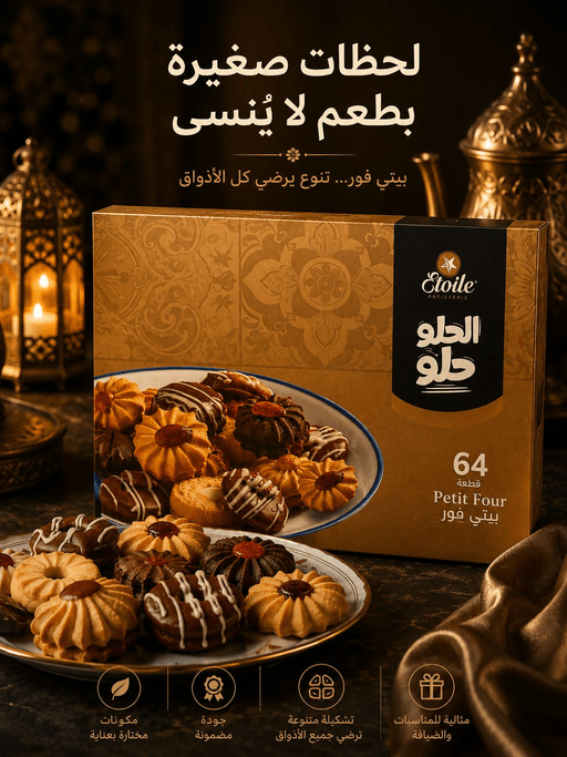 ETOILE PATISSERIE PETIT FOUR 1KG/64PCS