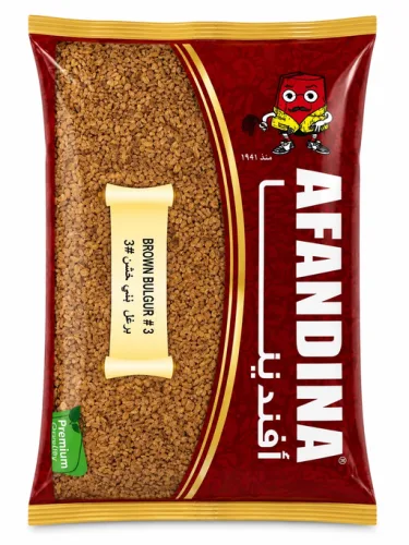 AFANDINA BROWN BULGUR #3 12PCS/2LBS