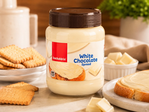 BACKALDRIN WHITE CHOCOLATE 350GX12PCS