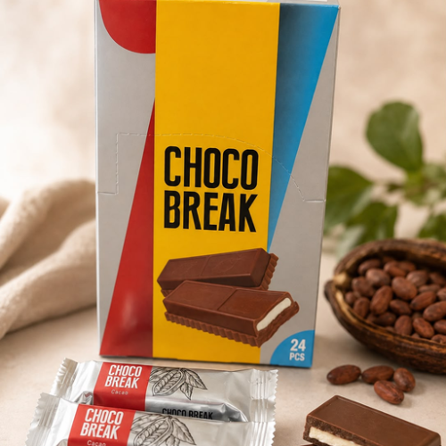 CHOCO BREAK CACAO 18GX4BOXESX24PCS