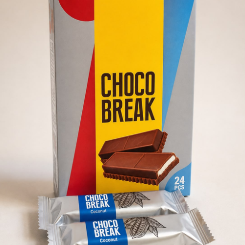 CHOCO BREAK COCONUT 18GX4BOXESX24PCS
