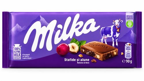 MILKA RAISING AND NUT 90GX23PCS