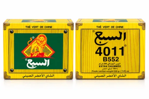 GREEN TEA 4011 LION 200GX50PCS