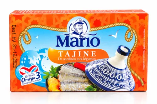 5631f02e0c49fffdc6dbf7c91aa2ebe2 MARIO TAJINE SARDINES WITH VEGETABLES 125GX50
