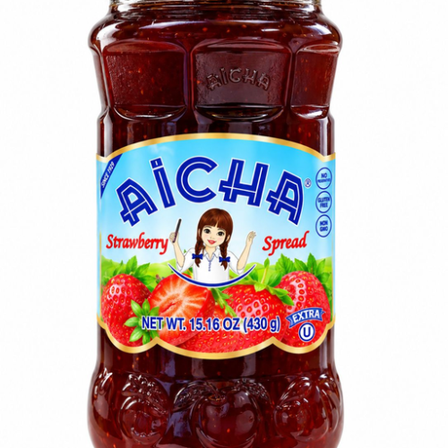 AICHA STRAWBERRY SPREAD 430GX6PCS
