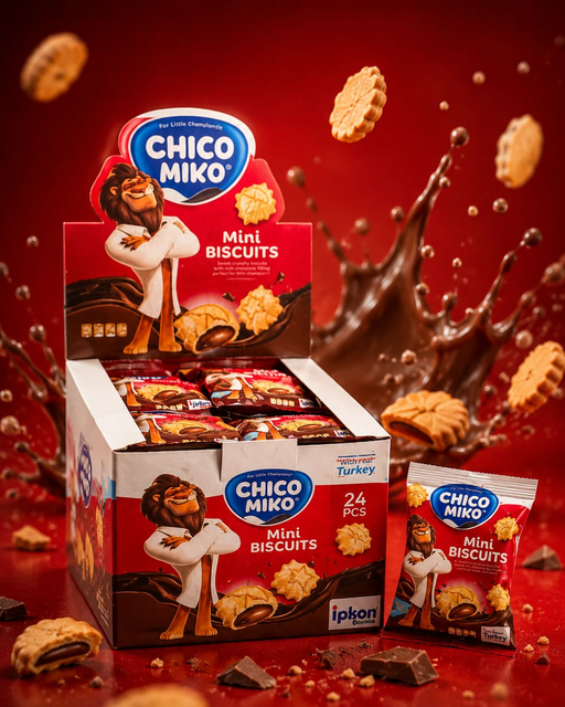 CHICO MIKO MINI BISCUITS 30G CHOCOLATE 6PCS BOX