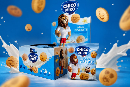 CHICO MIKO MINI BISCUITS 30G VANILLA 6PCS BOX