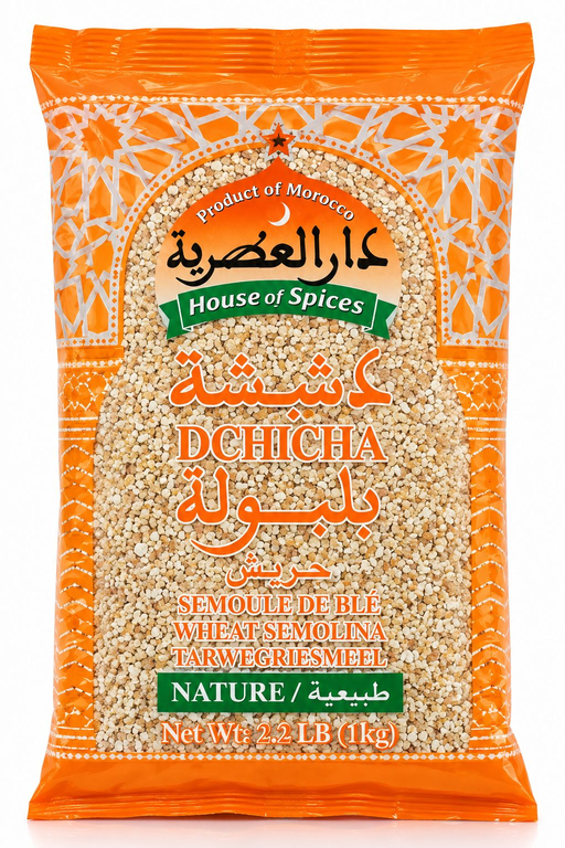 DCHICHA SEMOLINA NATURE 1KGX10PCS