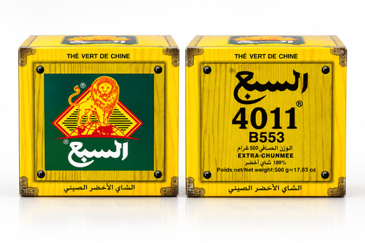 GREEN TEA 4011 LION 500GX24PCS
