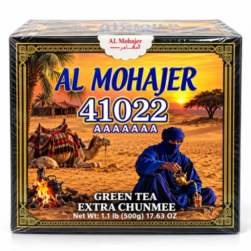GREEN TEA ALMOHAJER THE VERT 41022 500GX24PCS