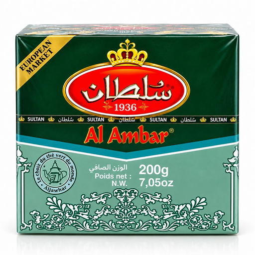 GREEN TEA SULTAN ALAMBAR 200GX60PCS