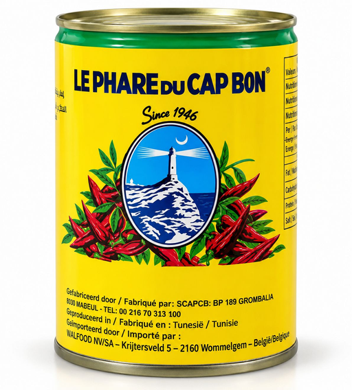 HARISSA TUNISIA LA FLAMME DU CAP BON TIN 135GX48PCS