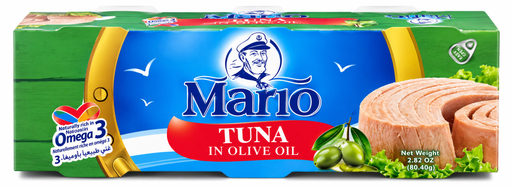 MARIO TUNA IN OLIVE OIL 3PACK 80GX3