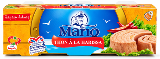 MARIO TUNA IN HOT TOMATE SAUCE 3PACK 80GX3